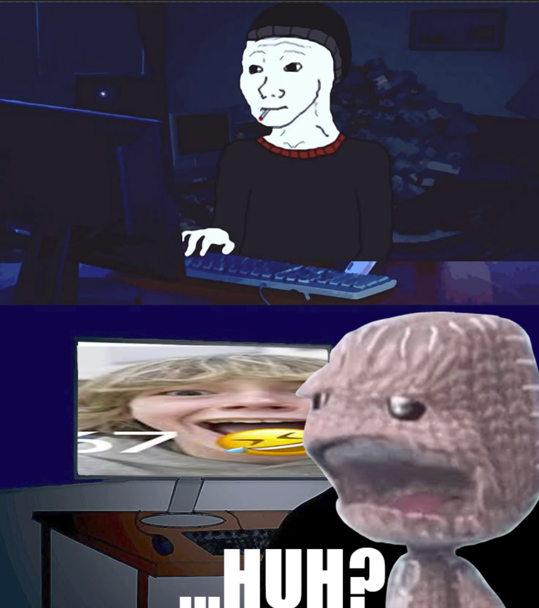 Wojak Using Computer Meme Mashup